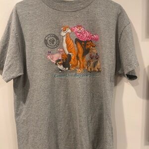 Disney Gray T-Shirt with Vibrant Characters